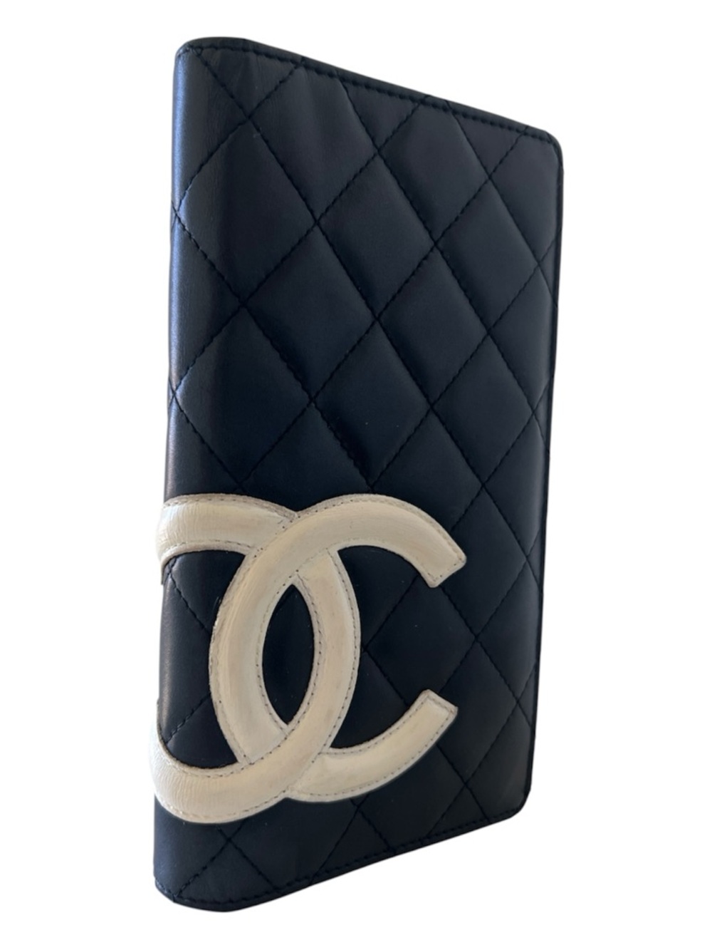 Chanel Cambon Line Quilted Bifold Long Wallet